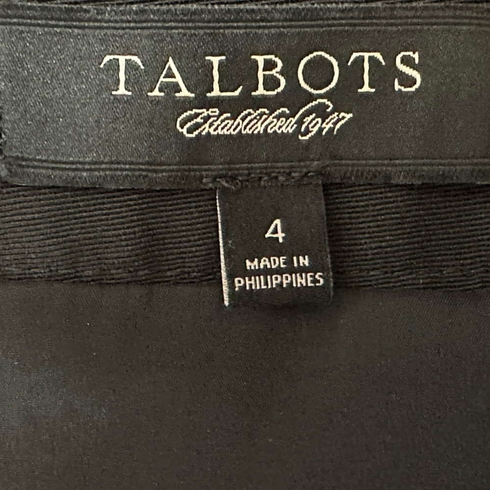 Talbots Black A-Line Knee-Length Skirt 🖤 - Picture 8 of 14